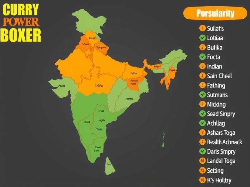 Curry Power Boxer Popularity Map India